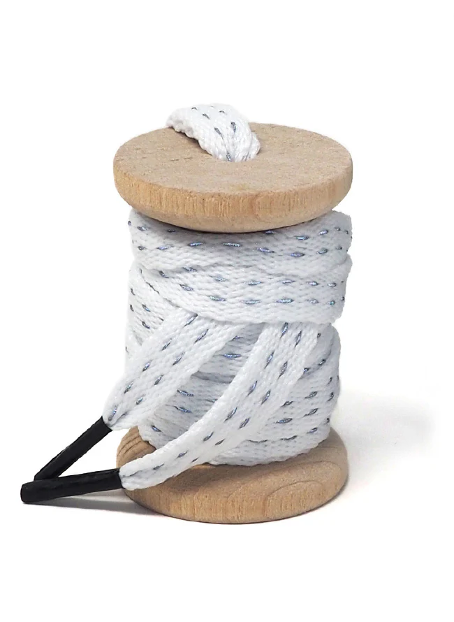 White Reflective Sneaker Laces